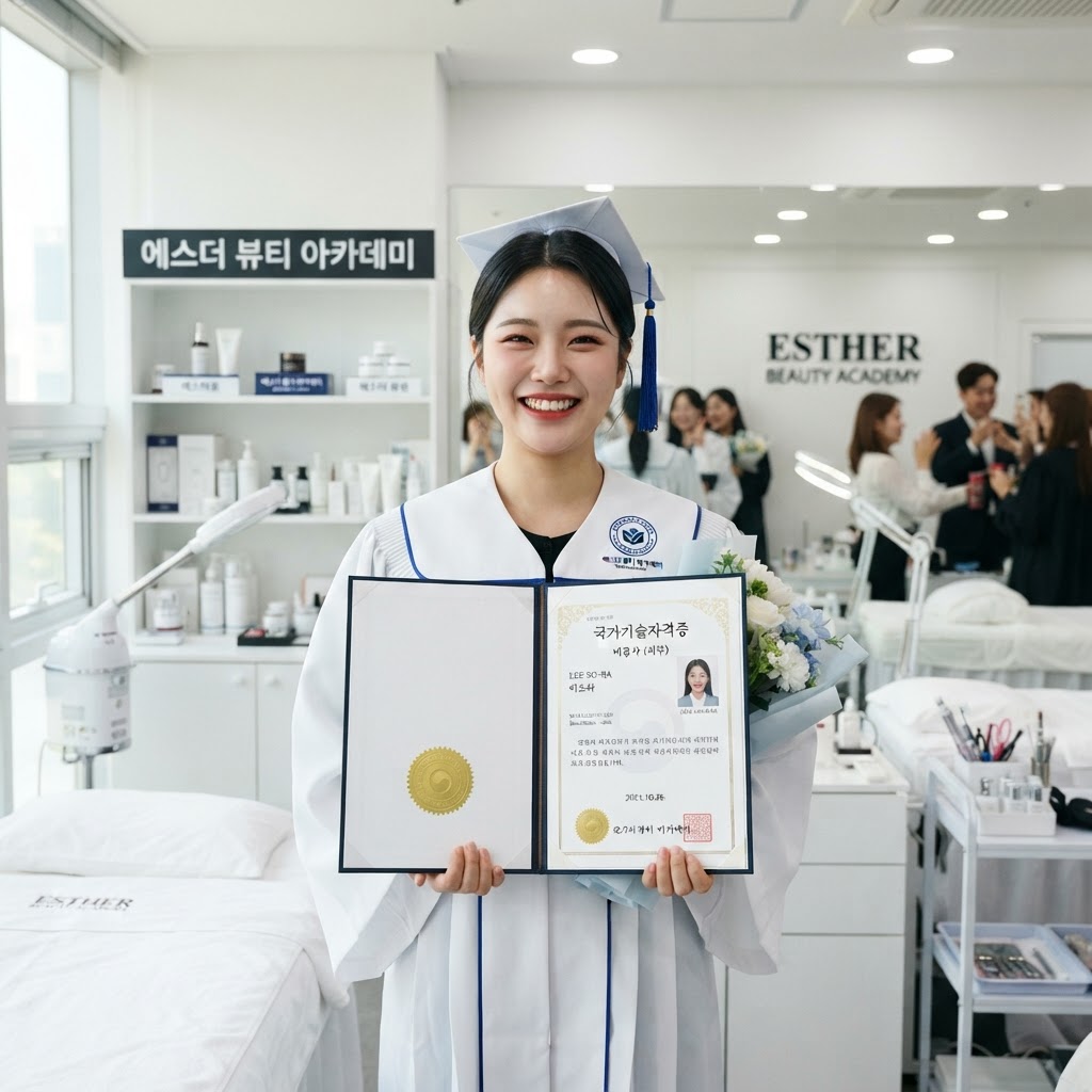 부산 피부국가자격증 합격률 95% – 끌레르엘 피부미용학원